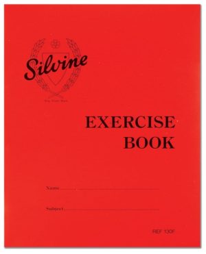 A5 Ruled Exercise Book Red